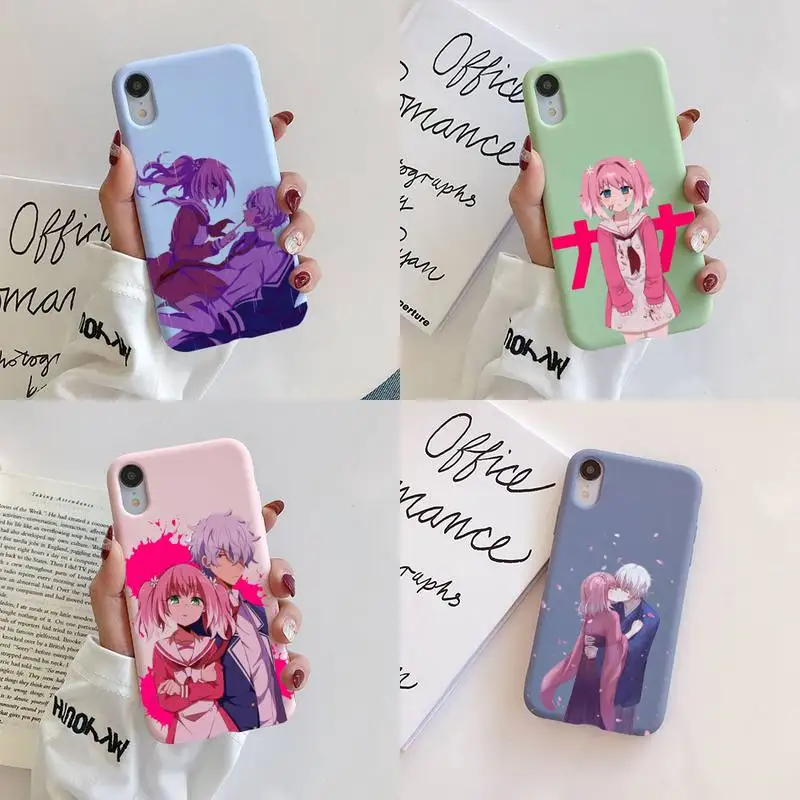 

Munou na Nana Silicone Phone Case For iphone 11 Pro Max X XS Max XR 7 8 6 6S Plus Couples TPU Cases Capa