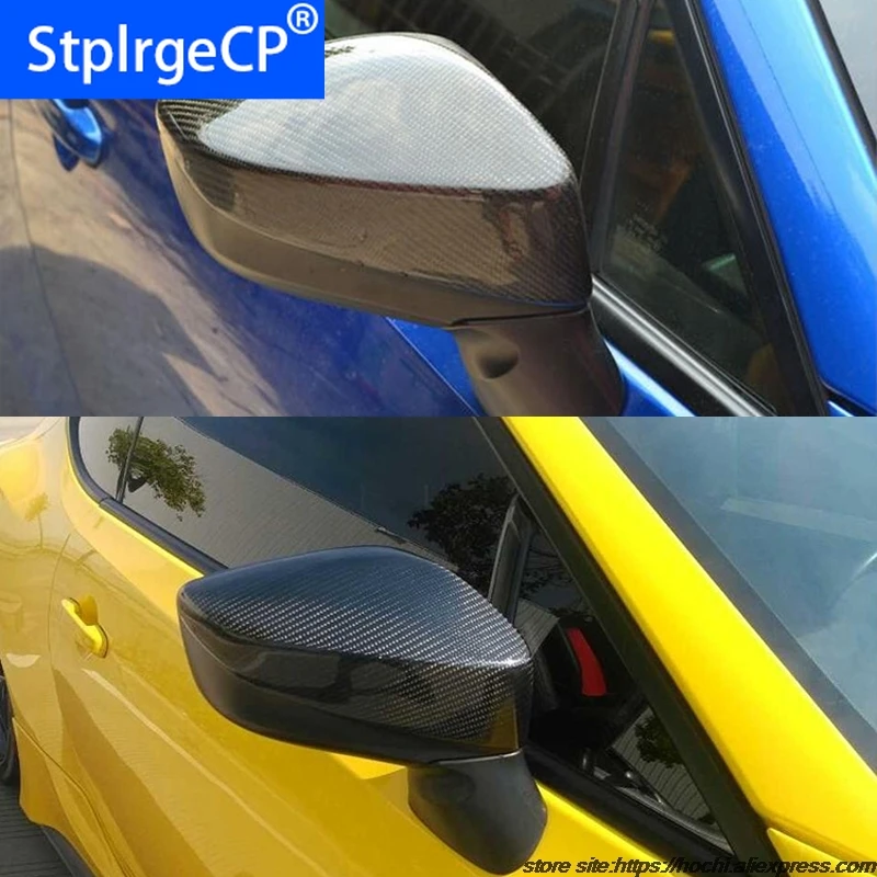 100% углеродное волокно спортивный стиль боковое зеркало крышка подходит для Toyota 86