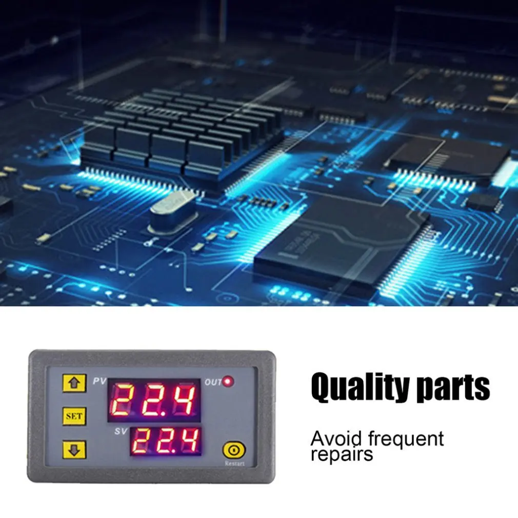 

Digital Display Thermostat Module Temperature Control Switch Micro Temperature Control Board 220v