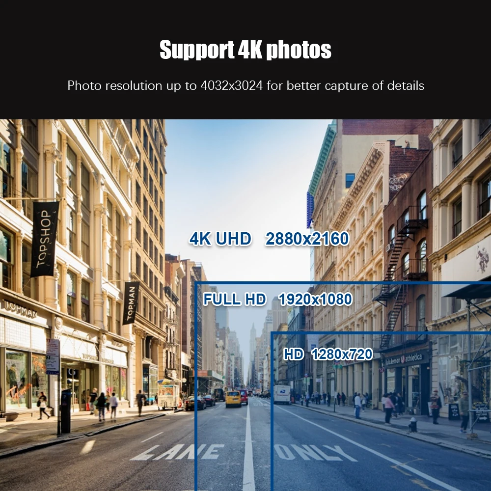 3 0 IPS экран UHD 2K Автомобильный видеорегистратор двойная камера H.265 чип HiSilicon с