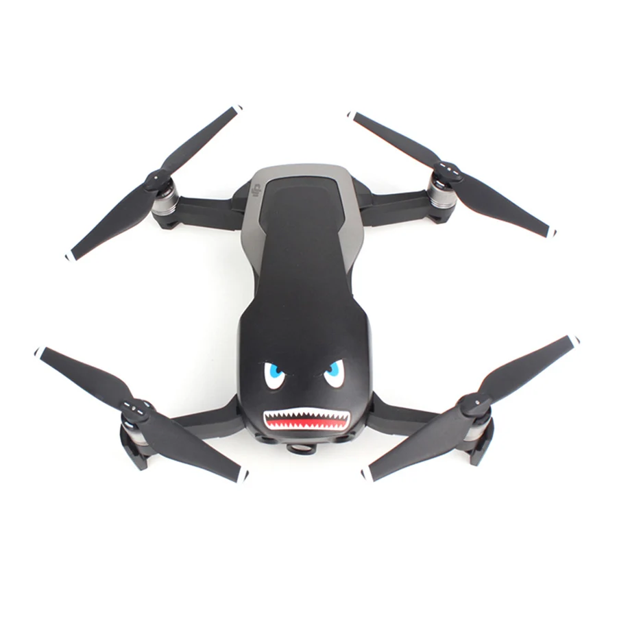 Мультяшная Акула наклейка на лицо для телефона дрона тела FIMI X8 SE DJI Mavic 2 Spark Air с
