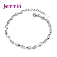 925 sterling silver charm bracelet for decoration fashion jewelry cute romantic style women girls party engagement