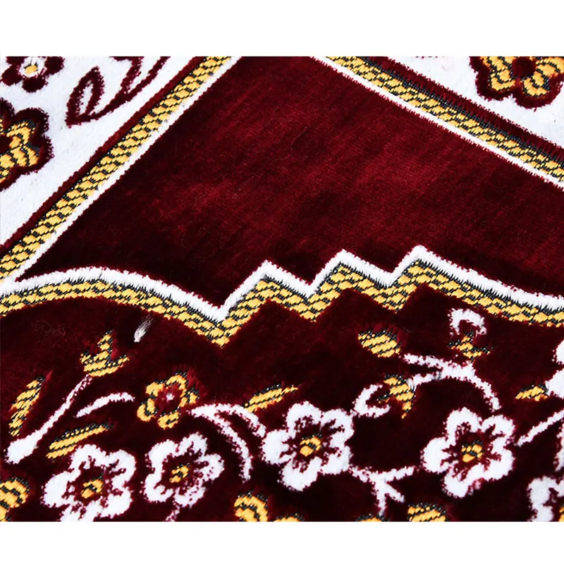 

New Muslim Prayer Mat Thick sajadah islamic Prayer Rug for Living Room Bedroom tapis de priere Soft Sajda Rugs Tassel Carpet