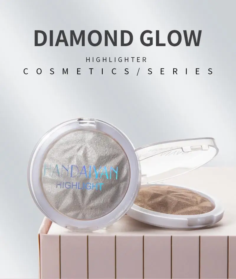 

Highlighter Powder Palette 6 Colors High Gloss Shimmer Powder Base Illuminator Highlight Cosmetics Long Lasting Makeup Kit