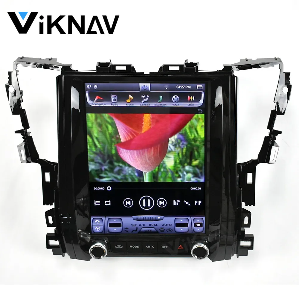 

vertical screen car GPS radio multimedia player for Toyota Alphard AH30 2015+ DVD player tape recorder android system 12.1 inch