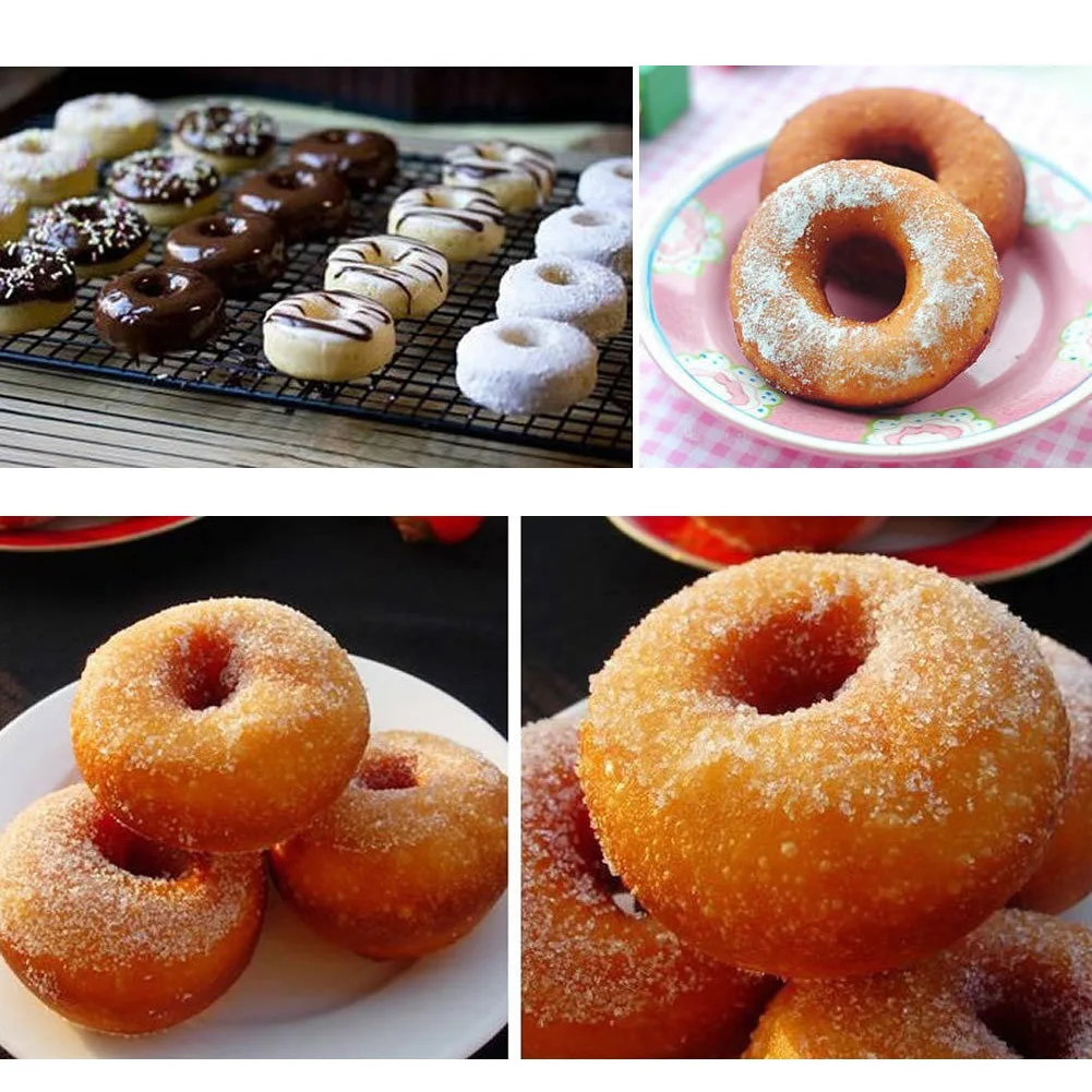 Baking Tool Cake Mould Donut Silicone Pan Bread Nice Party Doughnut Fondant Biscuit DIY Mold Kids Bakery Plastic | Дом и сад