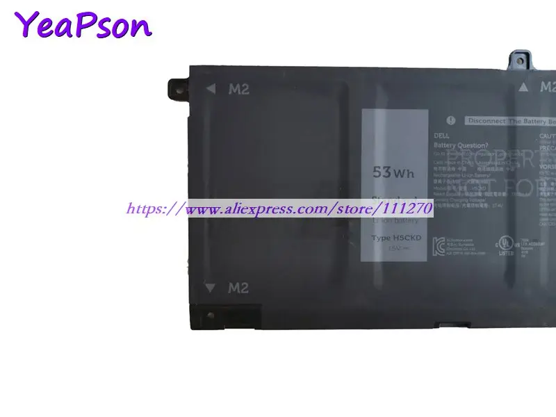 Yeapson H5CKD 9077G TXD03 15V 3530mAh 53Wh Laptop Battery For Dell Latitude 15 3510 Notebook computer | Компьютеры и офис