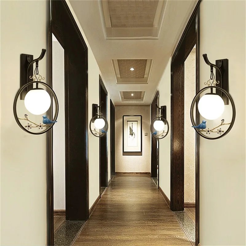 Светодиодный настенный светильник OUFULA современный 220 в 110 В домашний