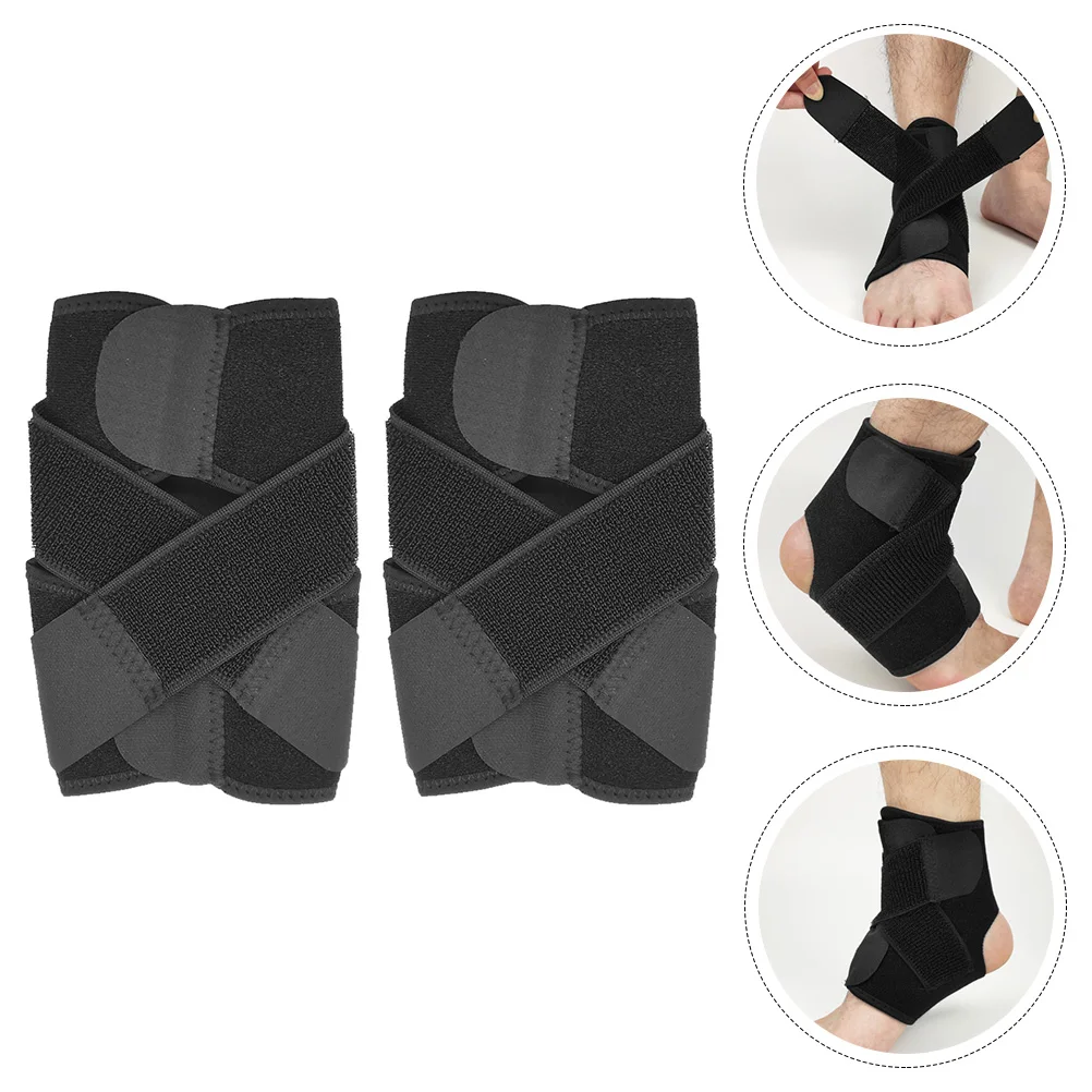 

2Pcs Elastic Breathable Adjustable Practical Durable Ankle Support Braces Ankle Supports