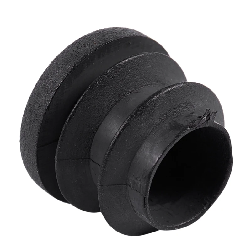 JHD-15Pcs черная пластиковая заглушка с заглушкой для круглых труб 16 мм