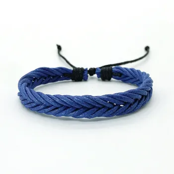 Handmade Bracelets Rope Braided Woven Wrap 4