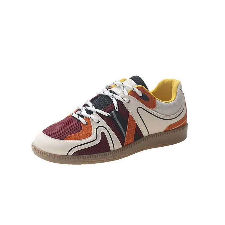 

Женские кроссовки на плоской подошве, повседневные спортивные кроссовки в стиле ретро для тренировок, 2021