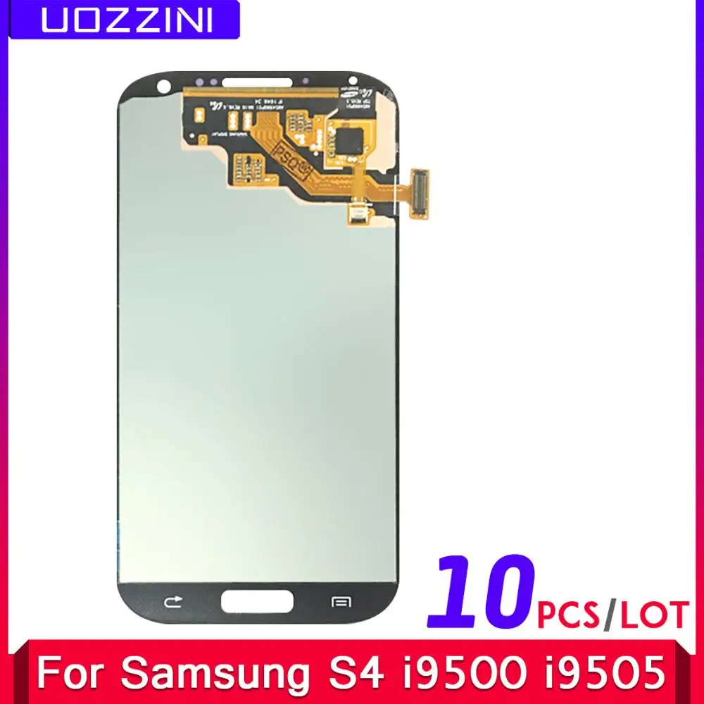 10 шт./лот Super AMOLED для Samsung Galaxy S4 i9500 i9505 i9506 i337 ЖК-дисплей сенсорный экран дигитайзер
