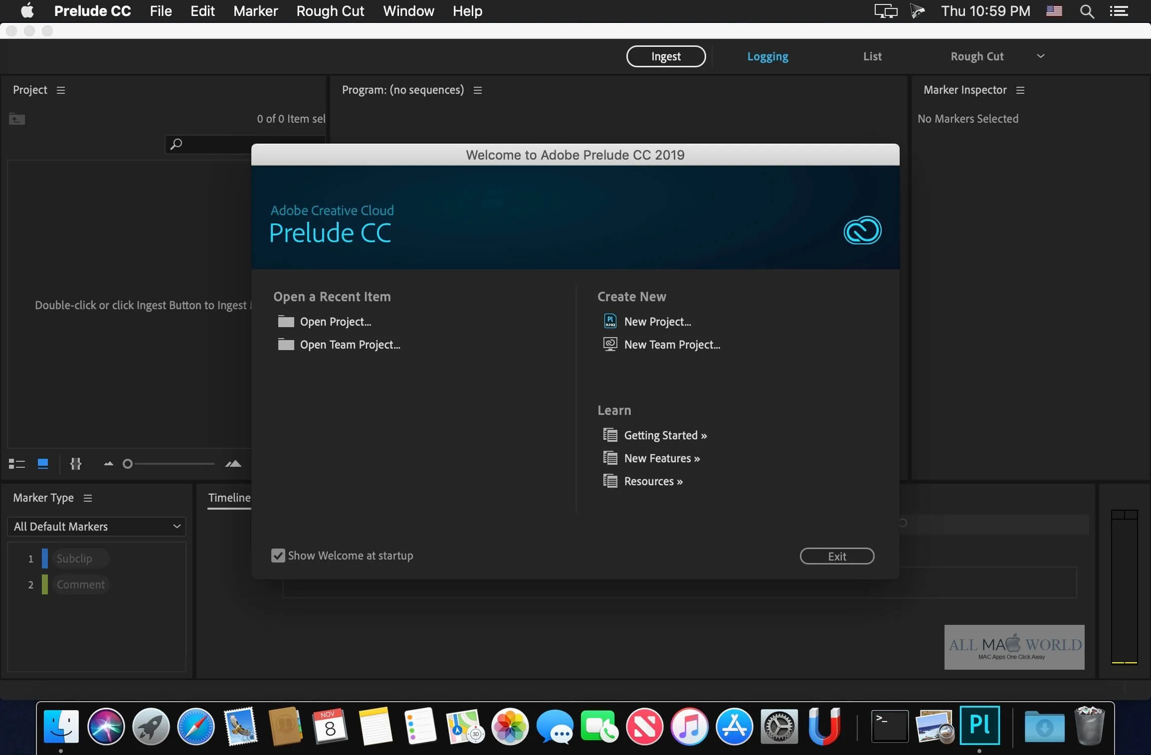 

Prelude CC 2019 Video Logging And Ingest Software Windows