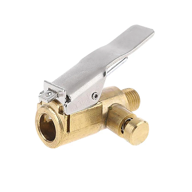 

Car Tire Inflator Chuck Air Compressor Pump Lock On Nozzle Fine Thread Deflation C90A