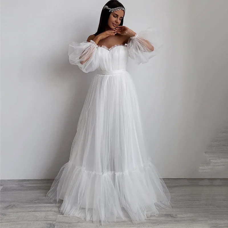 Женское винтажное платье с длинным рукавом длиной до пола | Свадьбы и торжества