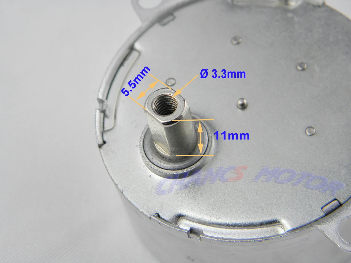CHANCS Microwave Fan In AC Motor TYD-50 12V 10-12RPM CCW 2PCS Electric Micro Synchronous Gear | Обустройство дома