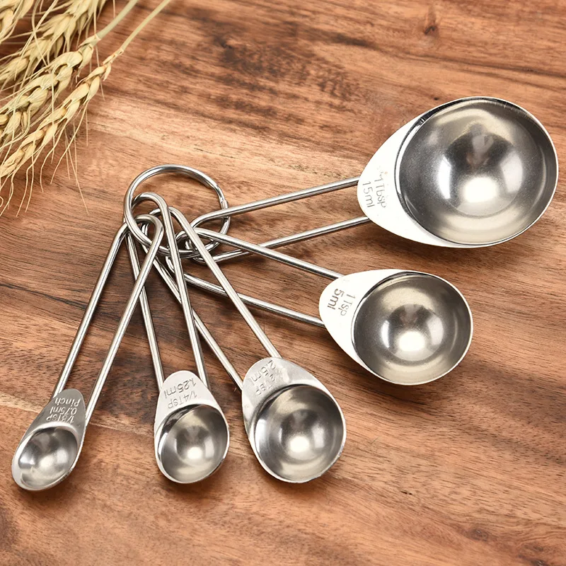 Мерная ложка из нержавеющей стали набор инструментов для выпечки 5 предметов