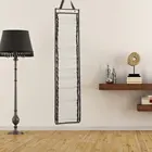 Виниловый держатель для рулонов, виниловая стойка для хранения рулонов, настенное креплениенад дверью, 24 отделения, виниловый органайзер для рулонов, прозрачный виниловый держатель