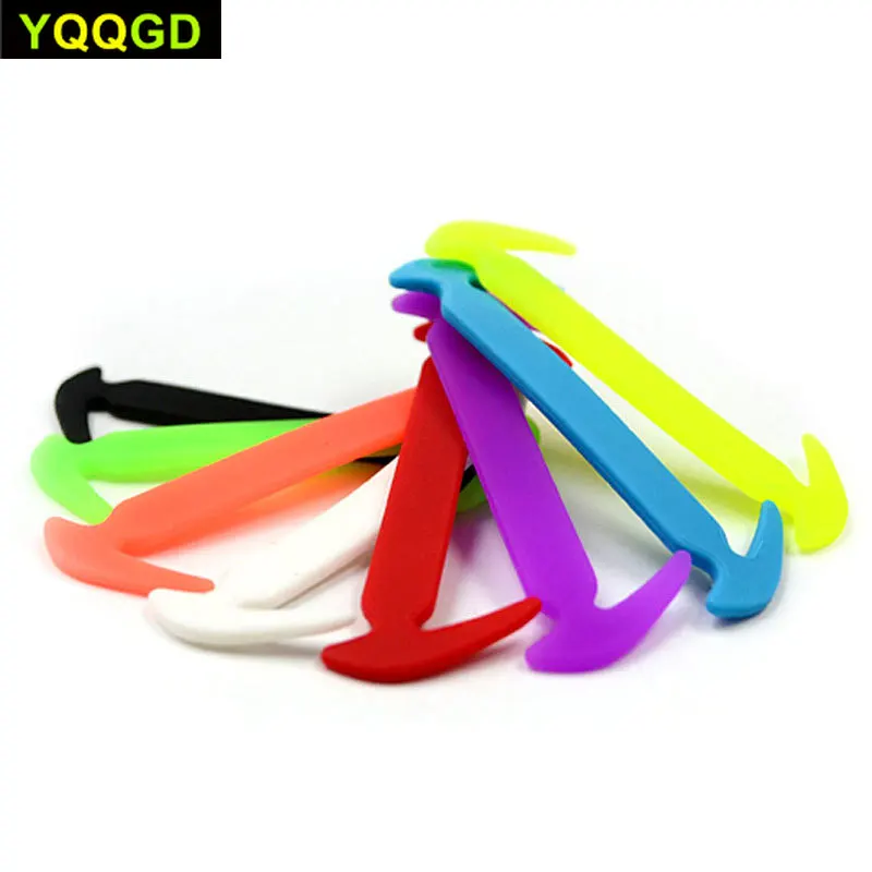 12 шт./лот шнурки без галстука водонепроницаемые силиконовые плоские эластичные