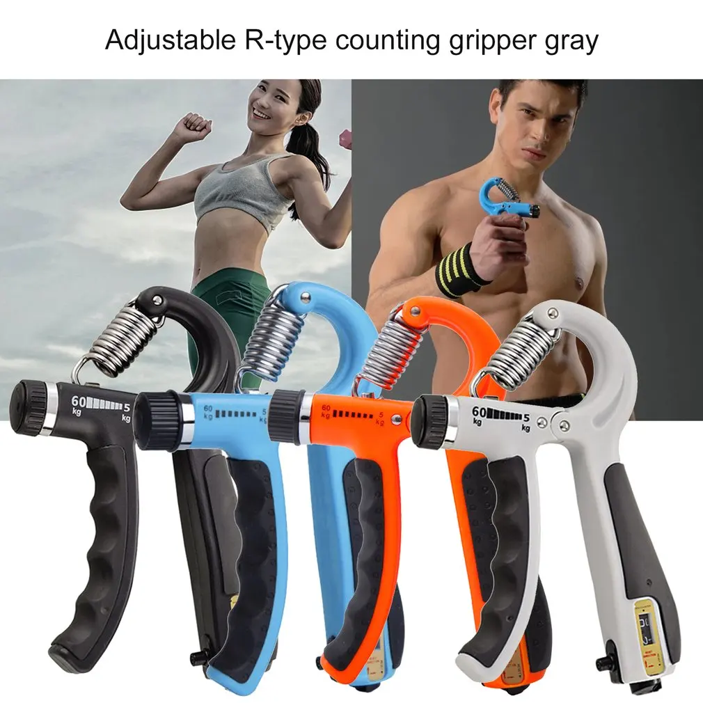 

Adjustable Heavy Gripper Fitness Hand Exerciser Grip Wrist Training Increase Strength Spring Finger Pinch Carpal Expander