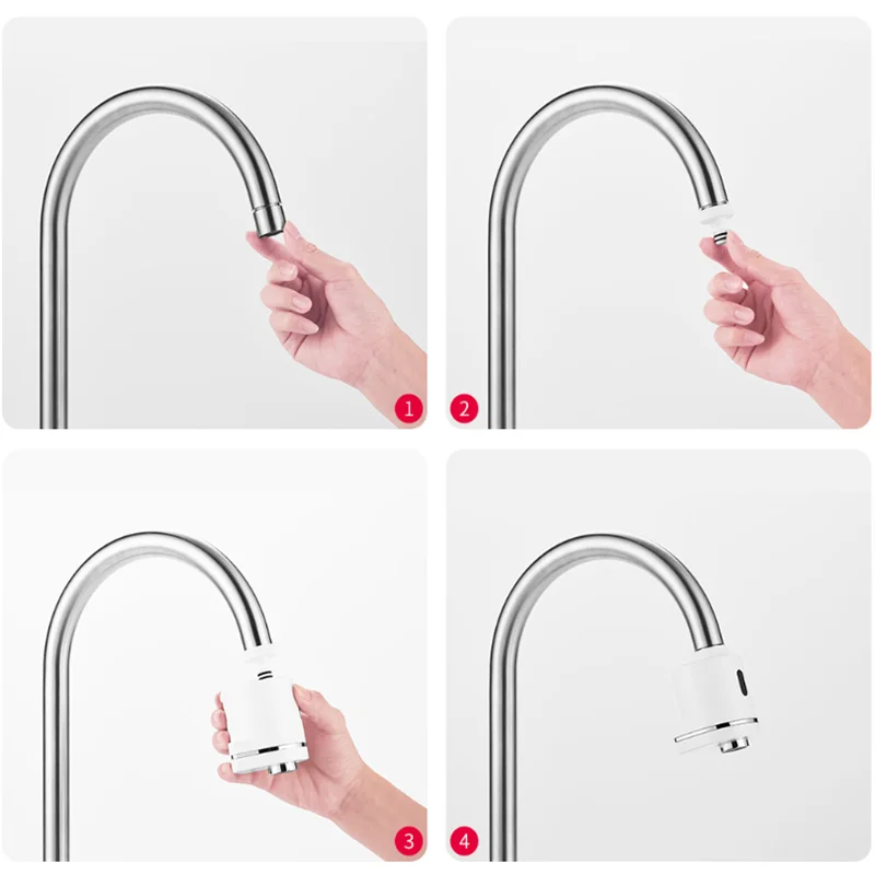 

Dabai Induction Water Saver Overflow Smart Faucet Sensor Infrared Water Energy Saving Device Kitchen Bathroom Nozzle Tap