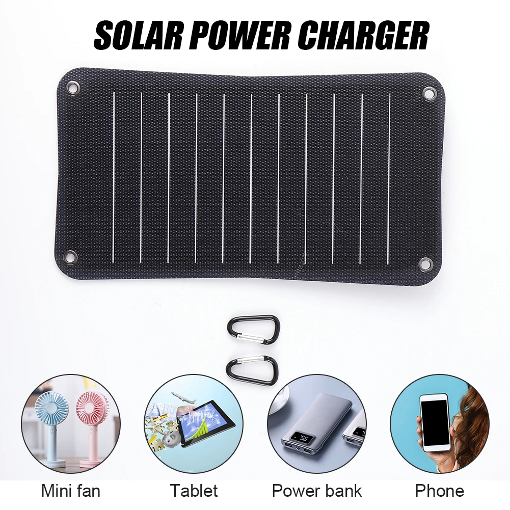 

Solar Panel Portable 5V Charger for Mobile Phone Camping Travel Controller Solar Panel for Mobile Phone Solar Battery Charging