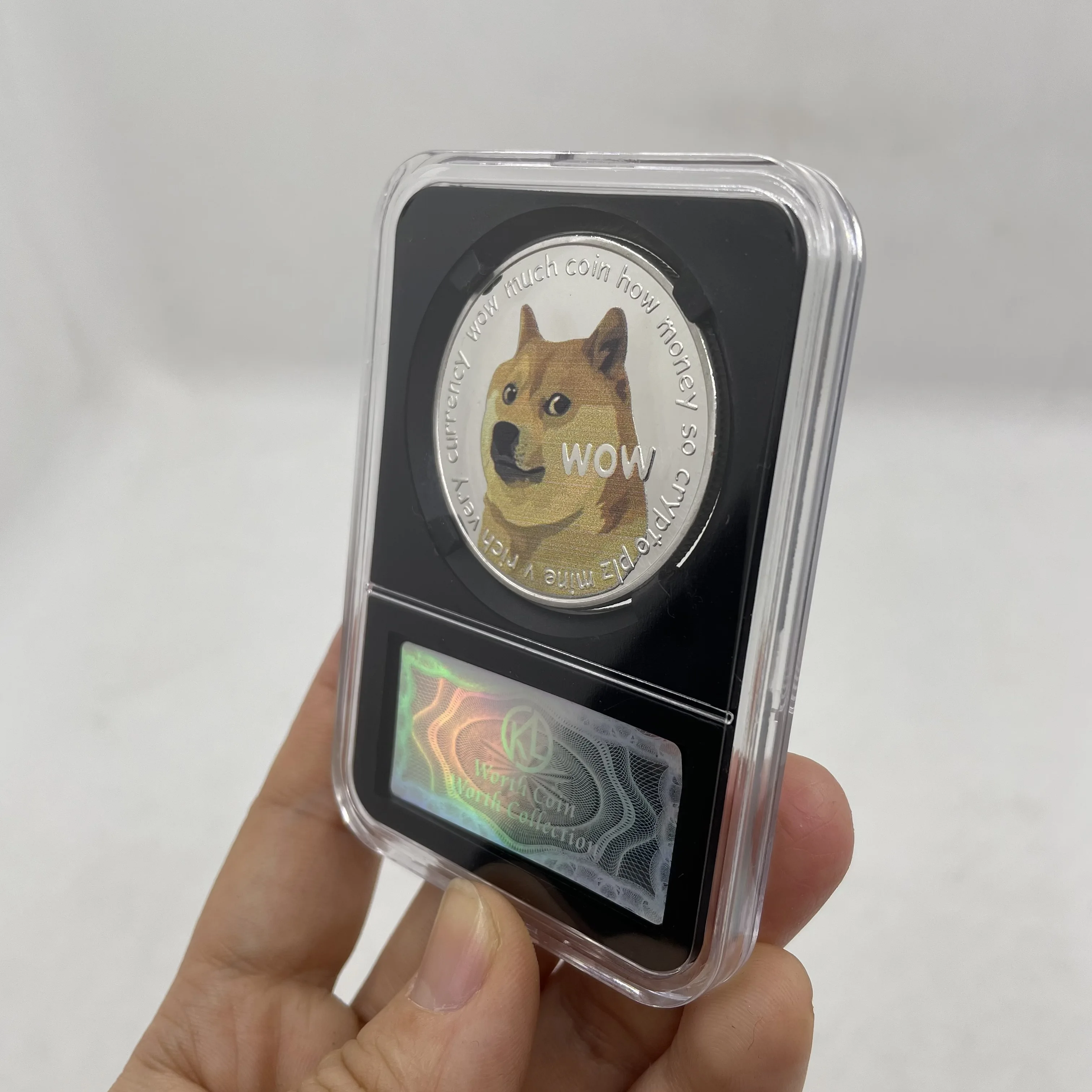 Dogecoin/Биткоин/ETH/Litecoin/Dash/Ripple/даться/EOS металлический серебристый/золотистый Ада