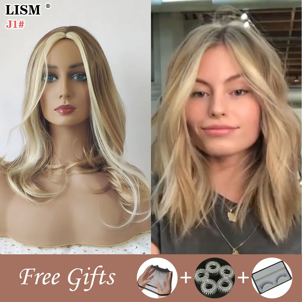 Парики среднего размера для женщин волнистые парики косплея натуральные черные