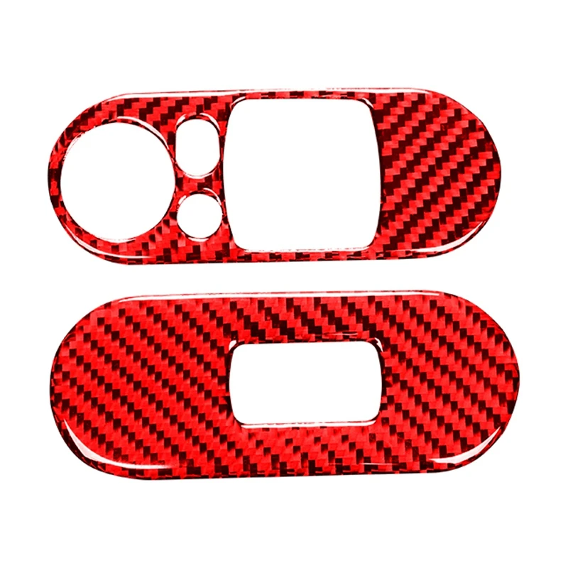 

Carbon Fiber Car Window Lift Switch Button Panel Frame Decal Cover Trim For Mini Cooper F54 F55 F56 F57 F60