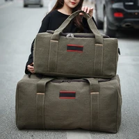 large capacity canvas bag travel bag male hand luggage bag female short distance travel bag