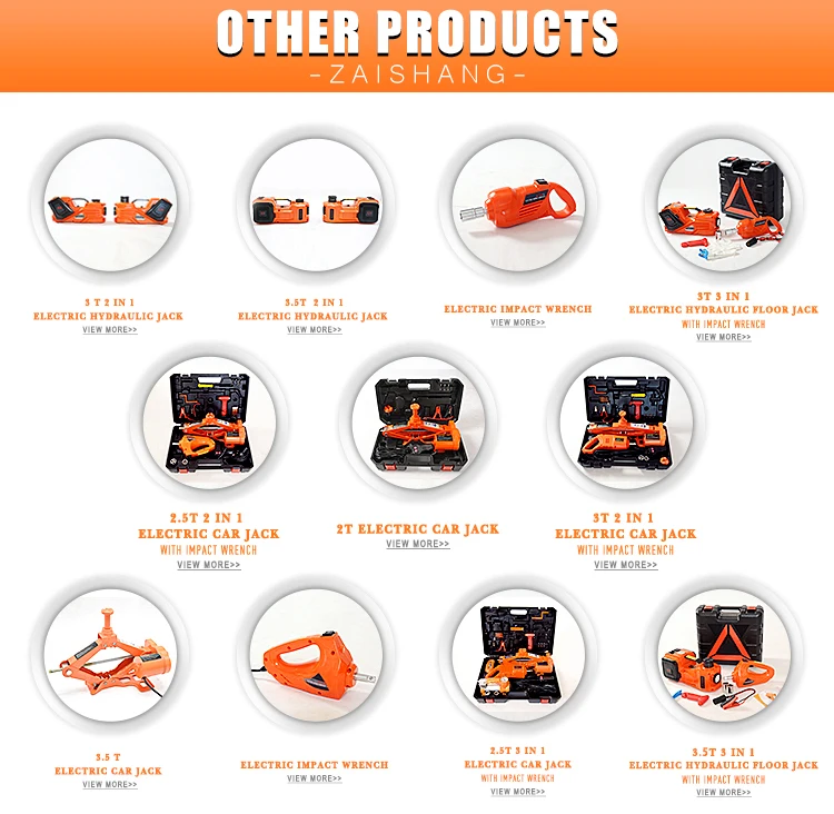 

12V telescopic hydraulic air compressor 2 in 1 electric car jack