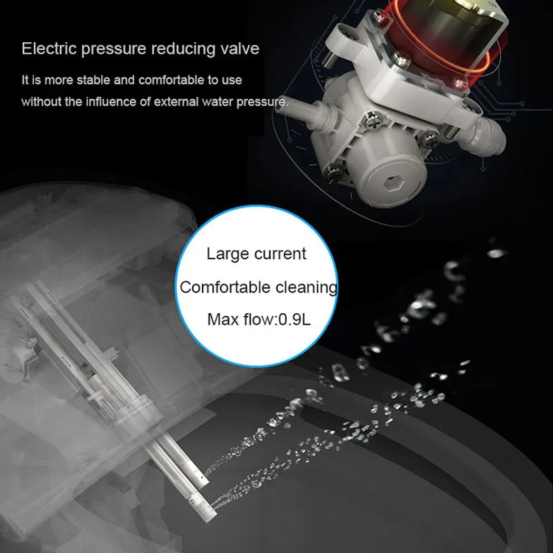 

Ecofresh Intelligent Toilet Seat Electric Bidet Cover Smart Bidet heated toilet seat Led Light Wc smart toilet seat lid