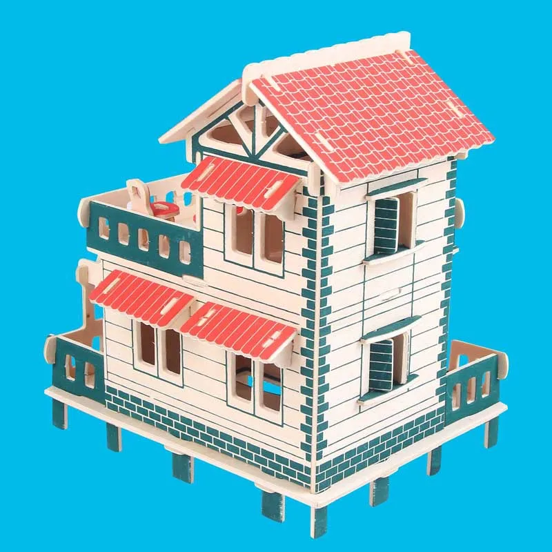Креативные DIY 3D головоломки деревянные игрушки для детей подростков Diy игрушка