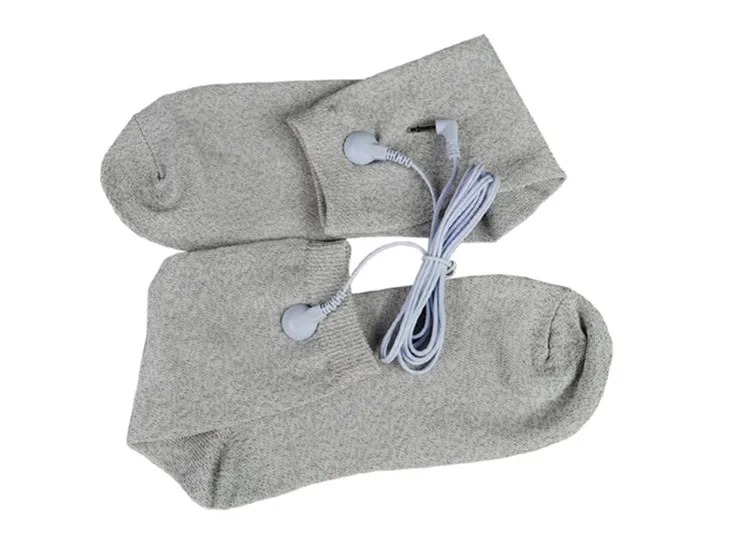 Серебряная проводящая массажа волокна Перчатки для ДЕСЯТКИ/EMS упаковки крема рук