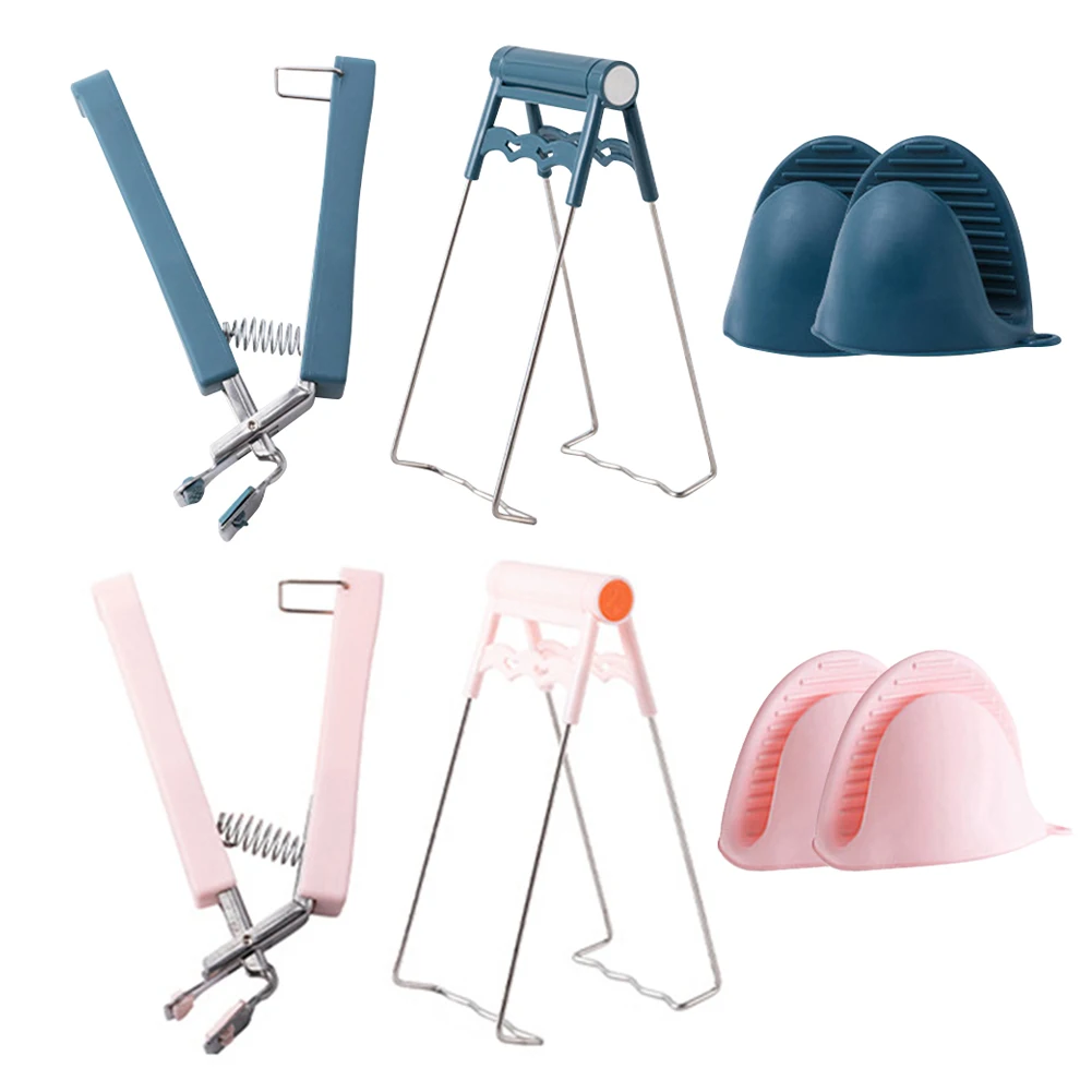 

4pcs Bowl Clip Anti-scalding Clip Kitchen Tools Bowl Plate Clamp Steamed Dishes Clamp Anti-slip Anti-Scalding Hool