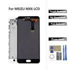 5,5 ''ЖК-дисплей Дисплей для Meizu MX6 Meizu ЖК-дисплей Дисплей кодирующий преобразователь сенсорного экрана в сборе Замена