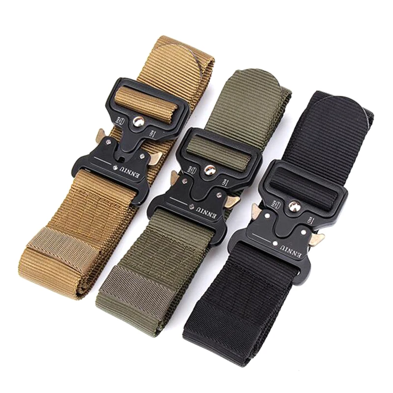 Армейский ремень тактический нейлоновый для мужчин военный США металлическая