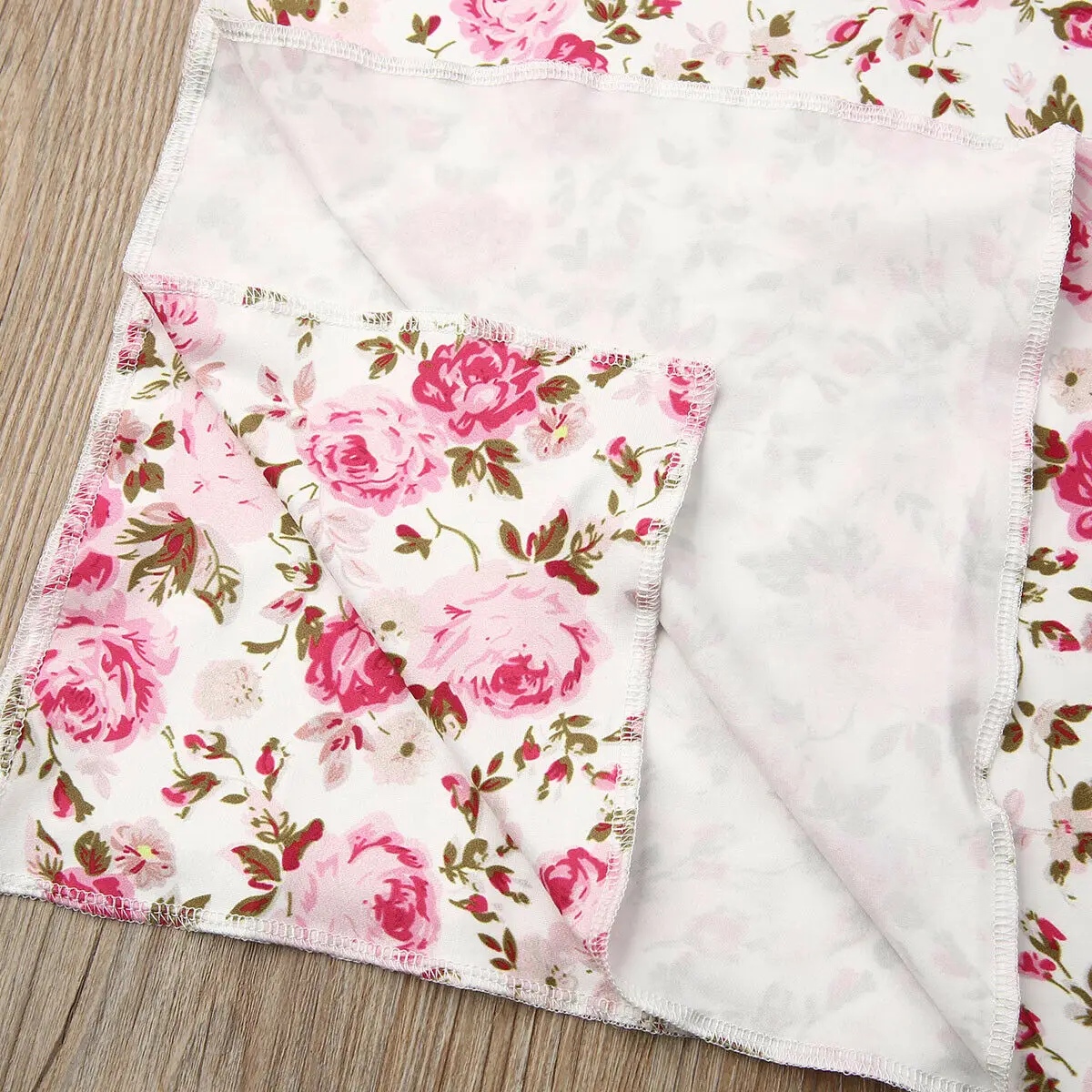2Pcs Newborn Baby Floral Snuggle Swaddling Wrap Blanket Sleeping Bag Swaddle Receiving Blankets |