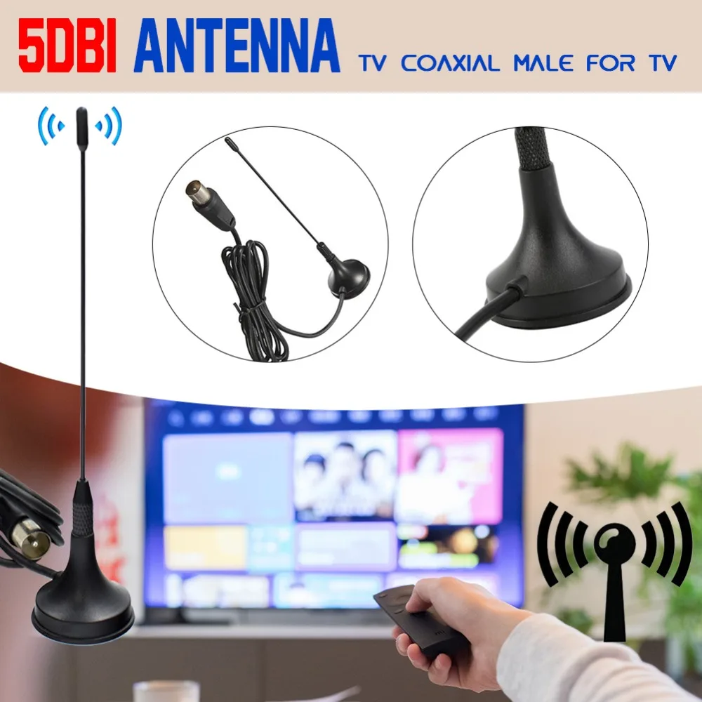 Новинка 15dBi цифровая HDTV антенна 100 милей DVB-T Freeview усилитель для DVB-T2 антенна Приемник сигнала спутниковая тарелка