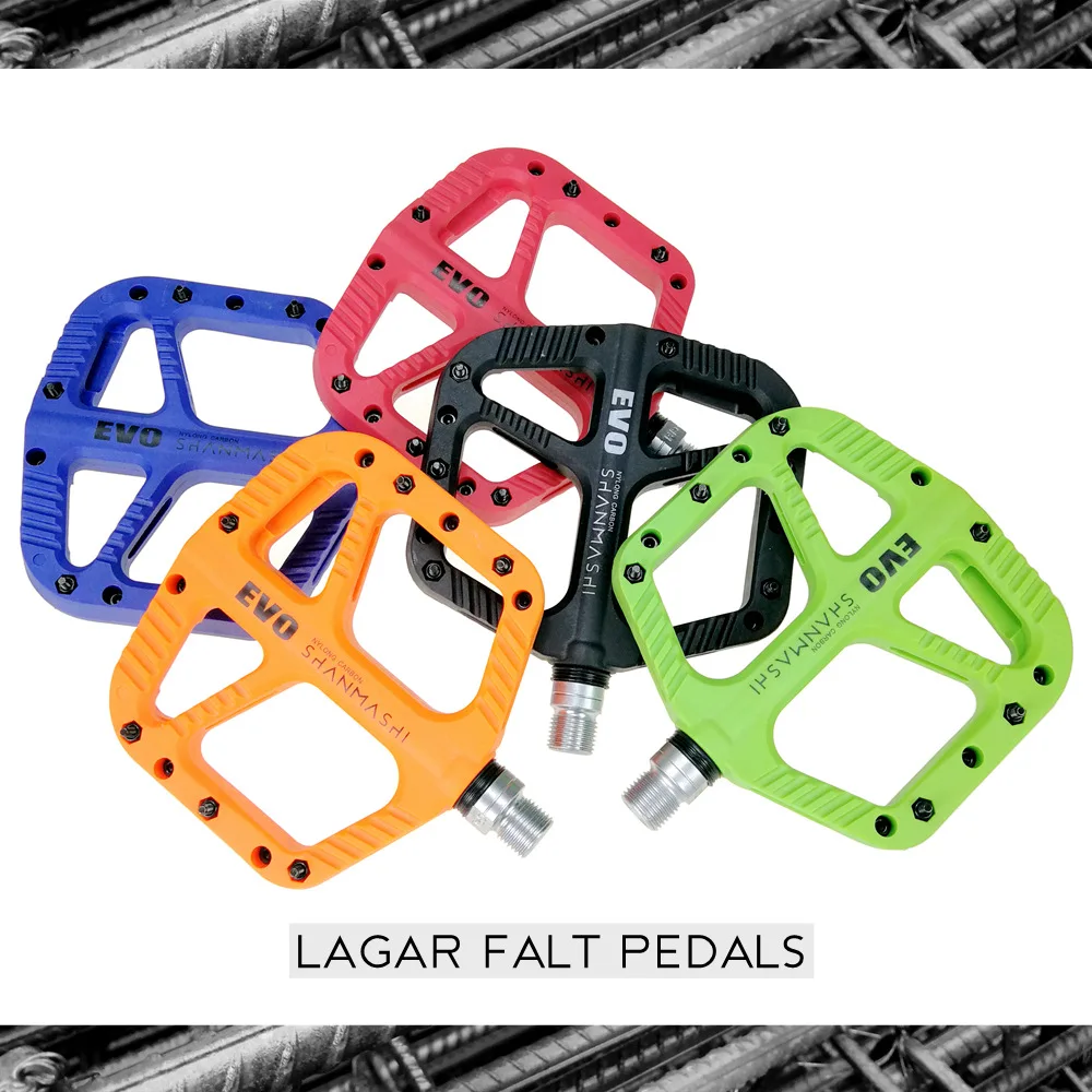 

Bike Pedal Bicycle Pedals Sealed Bearing Nylon Anti-slip Cycle Ultralight Cycling Mountain MTB bike Accessory