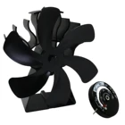 Новый вентилятор для печей, 6-страничный Термодинамический фотоэлемент для деревянных горелок, каминов, экологически чистые, высокоэффективные вентиляторы PZ909