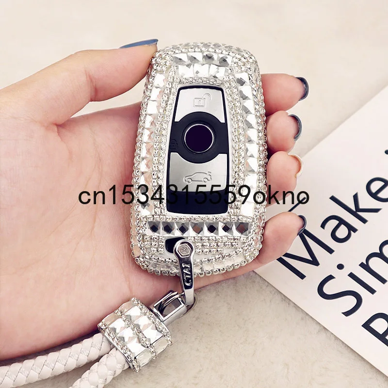 

For BMW 3 5 Series 525li X3 X4 320li 318i Key Case Cover Women's Creative Diamond Inlay Accessories