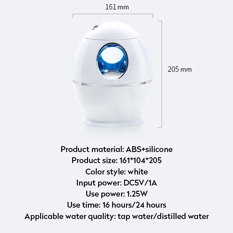 

800Ml Air Humidifier USB Ultrasonic Aroma Essential Oil Diffuser Fogger Mist Maker With LED Night Light For Home Office Car