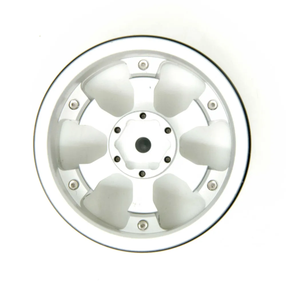 

YEAHRUN Aluminum 1.9inch Beadlock Wheel Rims Hub For 1/10 Axial SCX10 Traxxas TRX4 D90 D110 Tamiya CC01 RC4WD RC Crawler Car