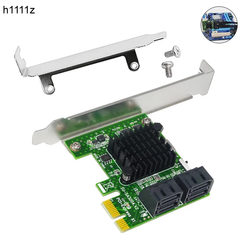 sata card новый 4 портовый pci pci express карты р