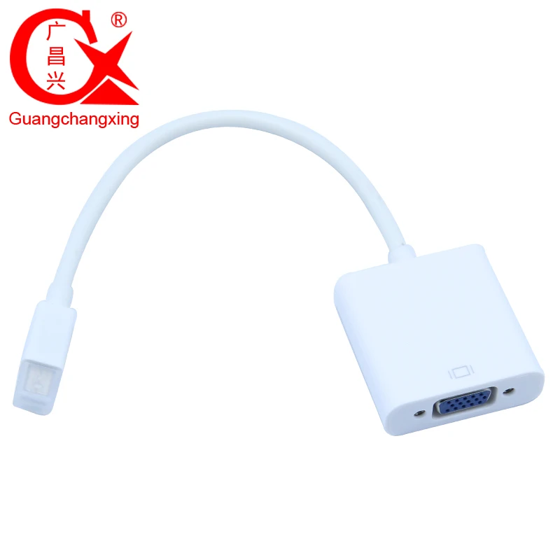 Мини DP к VGA кабель адаптер Thunderbolt мини дисплей порт конвертер для Apple Mac Pro Air