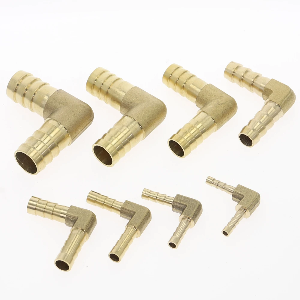 Brass Barb Pipe Fitting 2 3 4 way connector For 4mm 5mm 6mm 8mm 10mm 12mm 16mm 19mm hose copper Pagoda Water Tube Fittings images - 6