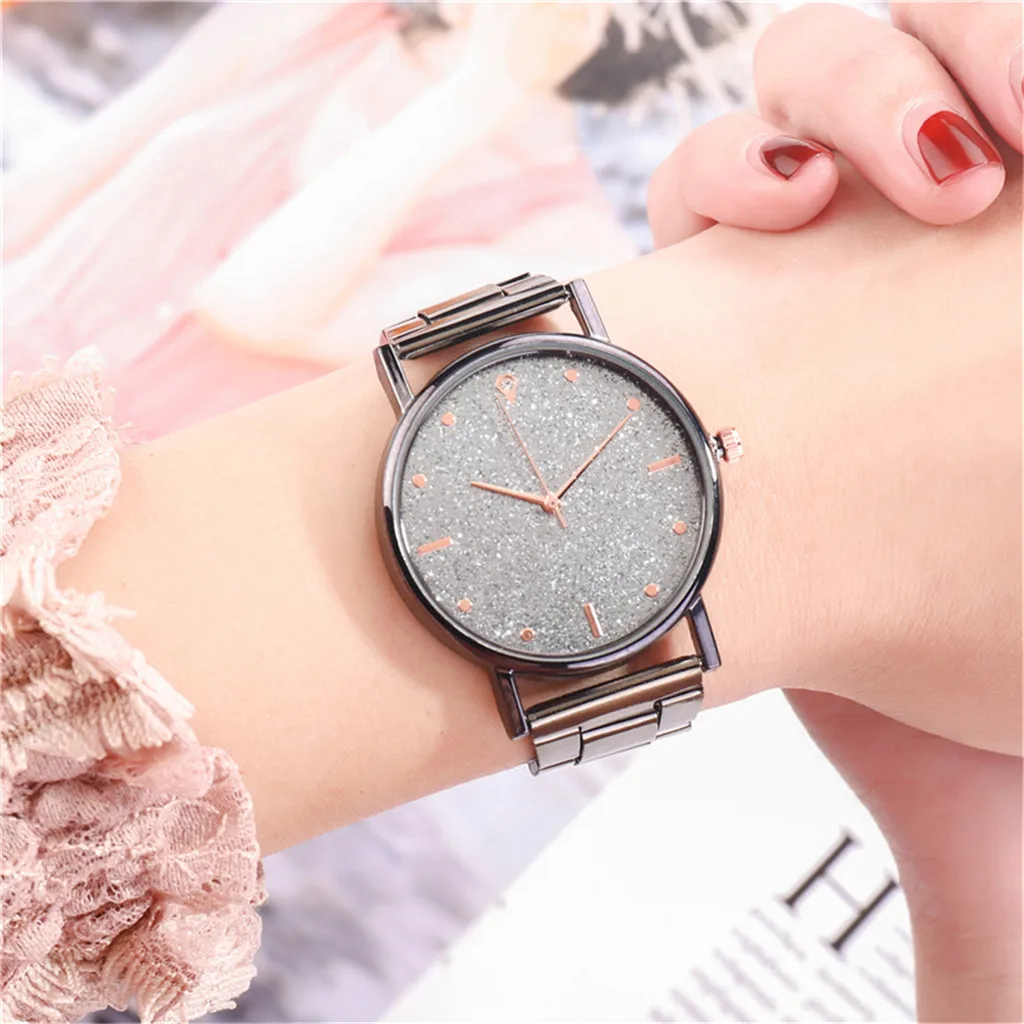 

Watch For Women Nice Luxury Watches Quartz Watch Folding Buckle Stainless Steel Dial Casual Bracelet Watch Relojes Para Mujer