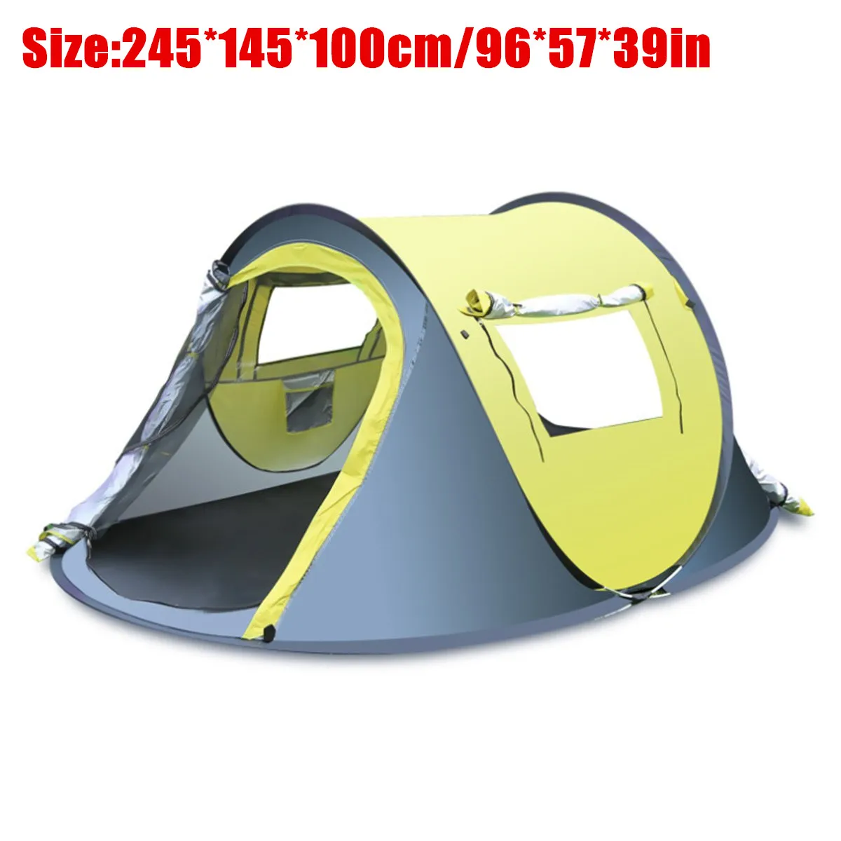 3-4 Person Installation Free Tent Outdoor Automatic Tents Throwing Pop Up Waterproof Camping Hiking Tent Waterproof Family Tents